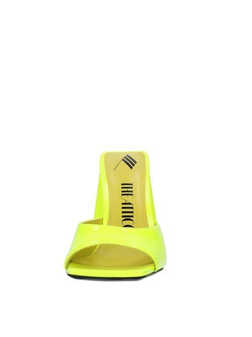 DEVON mules by THE ATTICO in patent leather THE ATTICO | 231WS000E056GIALLO FLUO
